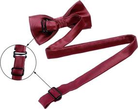 img 2 attached to 👔 WELROG Kids Boys Silk Ties: Stylish Boys' Accessories - Bow Ties You'll Love!