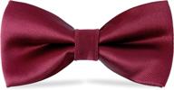 👔 welrog kids boys silk ties: stylish boys' accessories - bow ties you'll love! logo