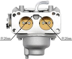 img 1 attached to 🔧 Карбюратор высокой производительности для двигателя Kawasaki FH641V FH661V FH721V FX850V мощностью 22 л.с. - Заменяет # 15004-1010, 15004-7024, 15004-0757, 15004-1005