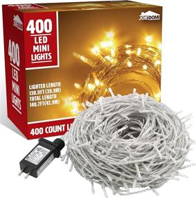 img 3 attached to 400-Count LED Christmas Lights (8 Modes) - 140.7 ft Warm White String Lights for Indoor/Outdoor Decor