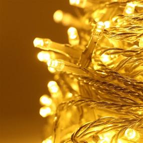 img 1 attached to 400-Count LED Christmas Lights (8 Modes) - 140.7 ft Warm White String Lights for Indoor/Outdoor Decor