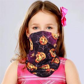 img 1 attached to Ultimate Kids Neck Gaiter Protection Coverings: Trendy Boys' Accessories for Cold Weather