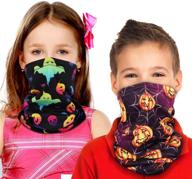 ultimate kids neck gaiter protection coverings: trendy boys' accessories for cold weather logo