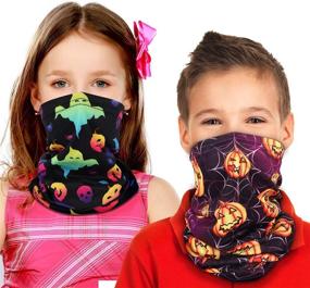 img 2 attached to Ultimate Kids Neck Gaiter Protection Coverings: Trendy Boys' Accessories for Cold Weather