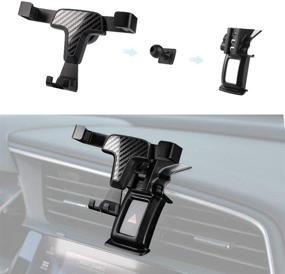 img 4 attached to Thenice 10th Gen Civic Cellphone Mount: 360 Degree Car GPS Bracket for Honda Civic Sedan, Hatchback, Coupe - Smartphone Holder for All Models 2016-2021