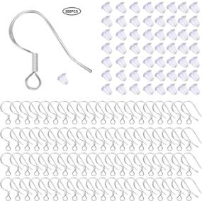 img 4 attached to Sterling Earring Silicone Stoppers Jewelry Beading & Jewelry Making for Jewelry Findings