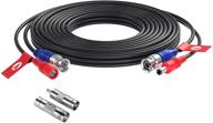 🔌 zosi 16ft all-in-one bnc video power cables for cctv - black, bnc rca connector - security camera wire cord! logo