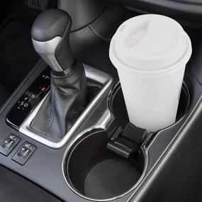 img 3 attached to 🥤 Highlander Cup Holder Insert 2014-2020 - Compatible with Most Cup Sizes, Console Drink Holder Divider Replacement, JoyTutus Highlander Accessories