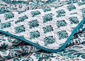 img 1 attached to Linen Plus Coverlet Bedspread Turquoise