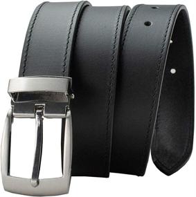 img 4 attached to Black Balsam Knob Belt Leather