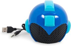 img 4 attached to 🎧 Портативная мультимедийная колонка Rockman Mega Man Helmet на USB – с проводом для ПК, монитора, рабочего стола, ноутбука, игрового смартфона, планшета, iPod, проектора, телевизора и других устройств – аудиоразъем 3.5 мм с кабелем Aux