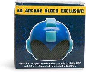 img 2 attached to 🎧 Портативная мультимедийная колонка Rockman Mega Man Helmet на USB – с проводом для ПК, монитора, рабочего стола, ноутбука, игрового смартфона, планшета, iPod, проектора, телевизора и других устройств – аудиоразъем 3.5 мм с кабелем Aux