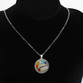 img 1 attached to 🎨 Pendant Necklace for Art Teachers & Students: AKTAP Painter Gift - Palette Brush Pendant Necklace for Art School Graduation, Painting Fans