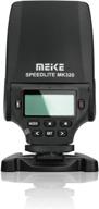 📸 meike mk-320n mini ttl speedlite: powerful automatic flash for nikon mi hot shoe dslr and mirrorless cameras j1 j2 d550 d810 d800 d3300 d7000 etc. logo