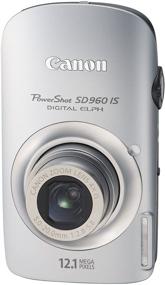 img 1 attached to 📷 Canon PowerShot SD960IS 12.1 Мп Цифровая камера: Универсальное увеличение, потрясающая стабилизация изображения и четкий ЖК-дисплей - Серебряная красота!