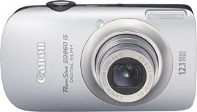 img 2 attached to 📷 Canon PowerShot SD960IS 12.1 Мп Цифровая камера: Универсальное увеличение, потрясающая стабилизация изображения и четкий ЖК-дисплей - Серебряная красота!