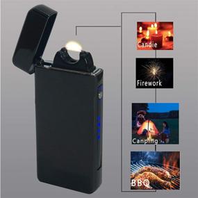 img 3 attached to USB Rechargeable Electric Lighter - The Game-Changing Big Black Flame Plasma Arc Lighter