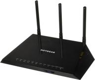 new netgear r6400-100nas 📶 ac1750 smart wi-fi router - black logo
