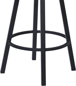 img 2 attached to Armen Living LCNOBAMFBL30 Barstool Leather