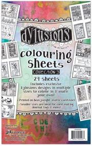 img 1 attached to 🎨 Ranger Collection 3 Dylusions Colouring Sheets 3" - Enhanced SEO-friendly product name: "Ranger Collection 3 Dylusions Colouring Sheets Pack 3