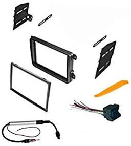 img 2 attached to 📻 Enhance Your VW Volkswagen: ASC Double Din Car Stereo Radio Dash Kit, Wire Harness & Antenna Adapter