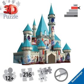 img 1 attached to 🏰 Enchanting Ravensburger Disney Frozen Castle Puzzle: #11156 - Bring the Magic of Arendelle Home!