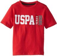 👕 стильная футболка с графическим принтом от u.s. polo assn для мальчиков: модная одежда для детей. логотип