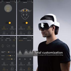 img 1 attached to Breo iDream5s Электрический головной массажер: Превосходное облегчение от головных болей, стресса и глубокого сна
