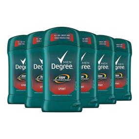 img 4 attached to 🏋️ Degree Men Sport Original Antiperspirant Deodorant Stick 2.7 oz, 6 Count - 48-Hour Odor Protection for Men