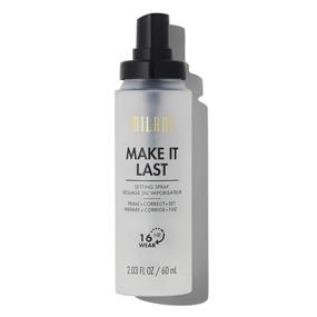 img 4 attached to 💦 Milani Make It Last 3-in-1 Setting Spray and Primer - Prime + Correct + Set (2.03 Fl. Oz.) Makeup Finishing Spray for Long Lasting Makeup