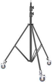 img 4 attached to Прочный световой стенд Neewer 8.5ft/2.6m с колесиками: регулируемый треножный стенд для фотостудии, софтбокса, монолайта и многого другого.