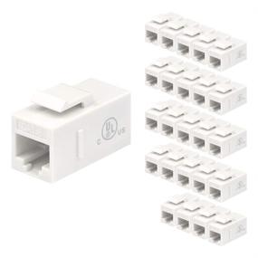 img 4 attached to 25-Pack VCE UL Listed RJ45 CAT6 Keystone Coupler Female To Female Insert Coupler - Reliable Networking Connection Solution