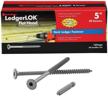 fastenmaster ledgerlok flat head screw fasteners for screws logo