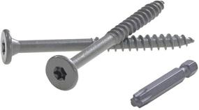 img 2 attached to FastenMaster LedgerLok Flat Head Screw Fasteners for Screws