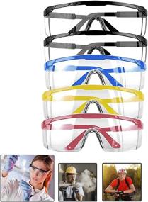 img 4 attached to Glasses Protection Resistant Lightweight Anti Droplet