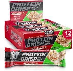 img 4 attached to 🍏 BSN Protein Bars - Syntha-6 Protein Crisp Bar 20g, Gluten Free, Low Sugar, Cold Stone Creamery Apple Pie A La Coldstone, 12 Count