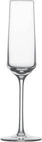 img 4 attached to Zwiesel Glas Tritan Pure Champagne Flute with Effervescence Points - 6 Count (Pack of 1)