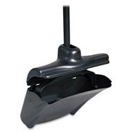 🧹 rubbermaid fg253200bla lobby pro dustpan: executive series with cover & long handle | black color logo