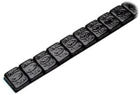 img 1 attached to Motion Pro 08-0553: 144 Piece Black Steel 1/8 oz. Wheel Weight for Effective Tire Balancing