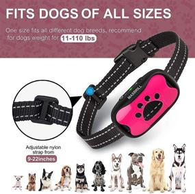 img 3 attached to 🐶 MASBRILL Rechargeable Bark Collar for Small Dogs - Humane & Effective Training Collar with Vibration & Beep, No Shock