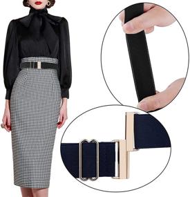 img 1 attached to Sportmusies Adjustable Elastic Invisible Waistband Women's Accessories for Belts