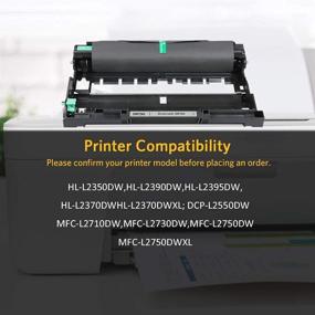 img 3 attached to 🖨️ v4ink High-Quality Compatible Drum Unit (non-toner) for Brother DR730 DR-730 DR 730 760 Drum - Compatible with Brother HL-L2350DW HL-L2390DW HL-L2395DW HL-L2370DW XL, DCP-L2550DW, MFC-L2710DW, MFC-L2730DW, MFC-L2750DW XL Printers