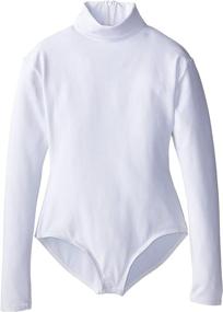 img 2 attached to Capezio Youth Turtleneck Leotard Black LG