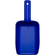 🥄 remco 6400x color-coded plastic hand scoop - bpa-free, food-safe, commercial grade utensil for restaurants and food service, 32 oz large size in blue логотип