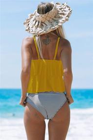 img 2 attached to Купальник Beachsissi Tankini с высокой талией