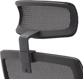 img 1 attached to Amazon Basics Ergonomic Adjustable Upholstered