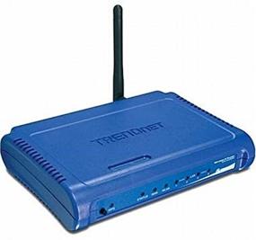 img 1 attached to 🔵 TRENDnet TEW-432BRP Wireless G Broadband Router: High-Speed 54 Mbps Connectivity in Stylish Blue