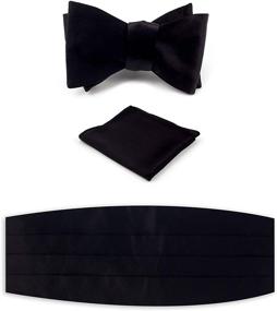 img 4 attached to NV HOLDERS Premium Cummerbund Handkerchief Men's Accessories in Ties, Cummerbunds & Pocket Squares