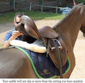 img 2 attached to Saddle Pad Equestrian Competence Horse Protective Therapeutic