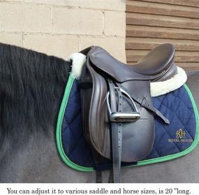 img 1 attached to Saddle Pad Equestrian Competence Horse Protective Therapeutic